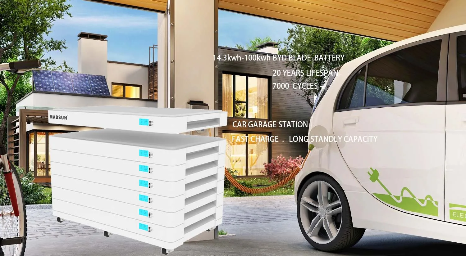 Madsun Stackable Batteries Byd Blade Lifepo4 100kWh 200kWh 50kWh 30kwh ...