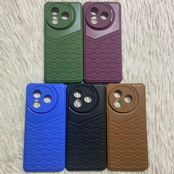New Design Double Section Anti-slip Phone Cover for Samsung A04s A14 Relief Lines TPU Blank Phone Case for ITEL S24 S23 plus