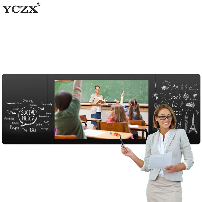 
 75'  factory direct sales school teaching  Nano blackboard digital intelligent touch screen flat panel  