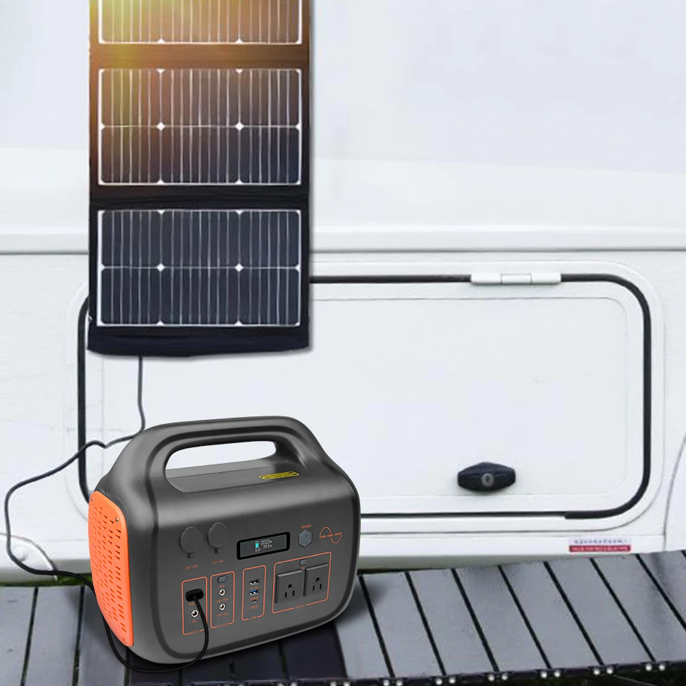 Trade Guarantee Whole 220v Electric 500W 1500W Portable Solar Power Generator for Home Solar Systems