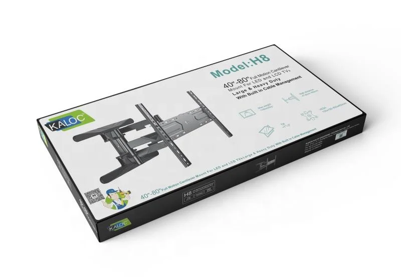 テレビ KALOC model H8 KALOC H8 TV Wall Mount - Full Motion TV Bracket Stand