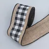 Black & White in Center-6.3cm, 10 Yards Per Roll