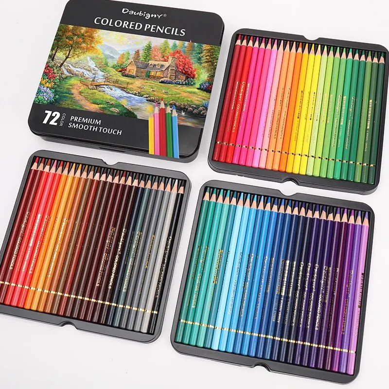 144PCS Color Pencil and Sketch Pencils Set for Drawing Art Tool Kit  Metallic Oil Pencil Artist Art Supplies