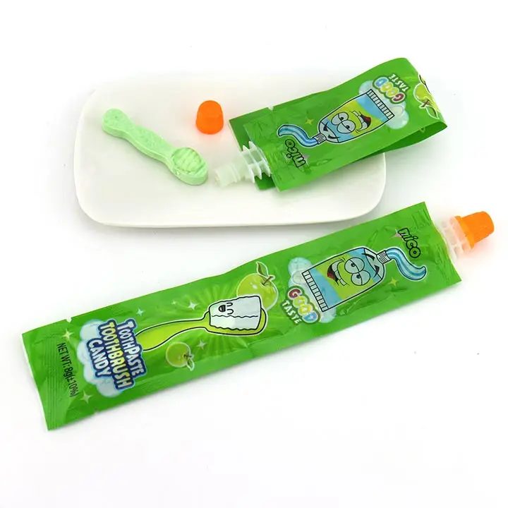 toothbrush pressed candy