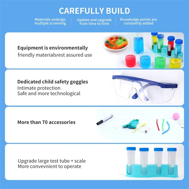 Kids Science Experiment Kit - 238 Magic Experiments Lab Toy Gift for ...