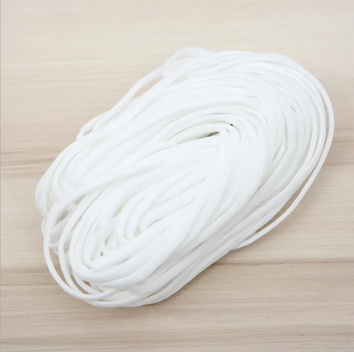 5mm Stretch Spandex Rope Sewing Elastic Band For Facemask Ear Loop ...