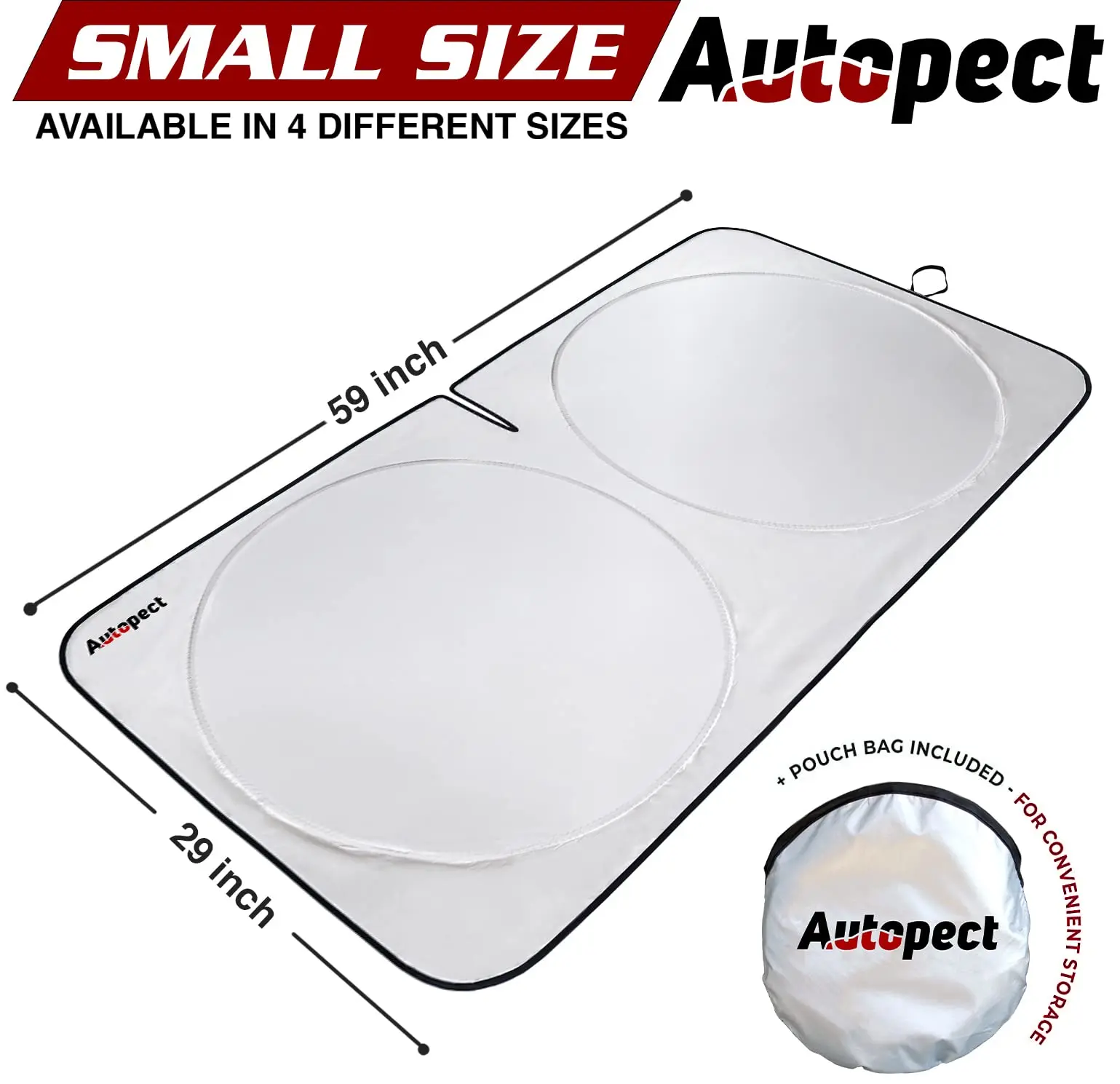 Qeepei Custom Windshield Sun Shade With Shieldx Reflective Technology