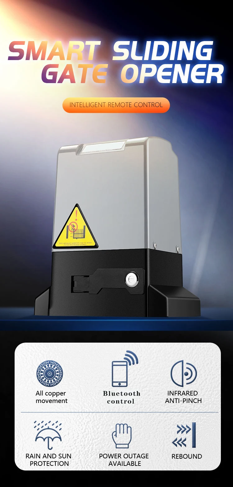 370w Electric Sliding Gate Motor For 600kg Sliding Door Electric Gate