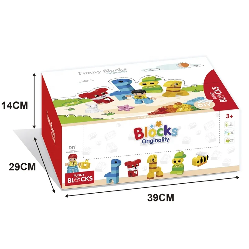 Easter Eggs With Building Blocks for Party Favors Plastic Easter Egg Hunt With Bricks