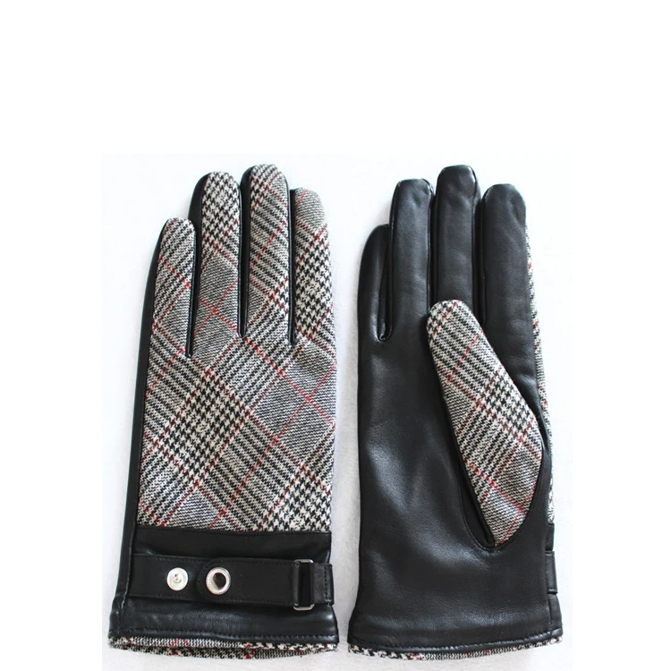 Фабрика BSCI оптовая продажа высококачественные зимние мужские кожаные перчатки с рисунком оленя