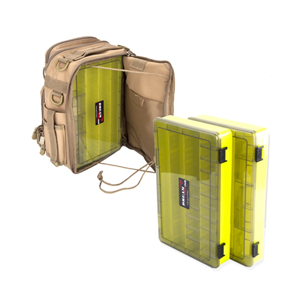 dream fishing tackle bag Kinetic Lure Including 2 Boxes | Order Online in Ireland With 5 large exterior storage pockets and 4 rubber mesh slip pockets Beyond Fishing Tackle Bag -