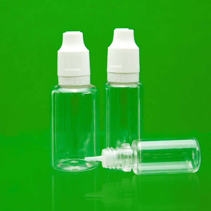 Empty squeeze dropper liquid bottle long thin neck PET Plastic Bottle Manufacturing