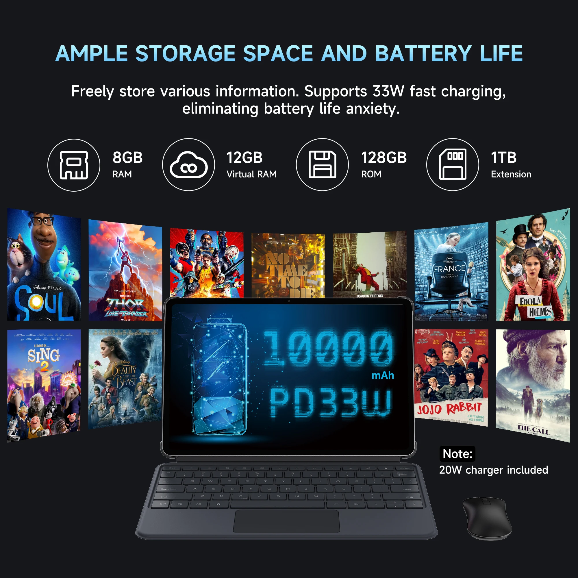 ALLDOCUBE 2024 IPlay 60 Pro 3-in-1 Tablet Laptop with MediaTek G99