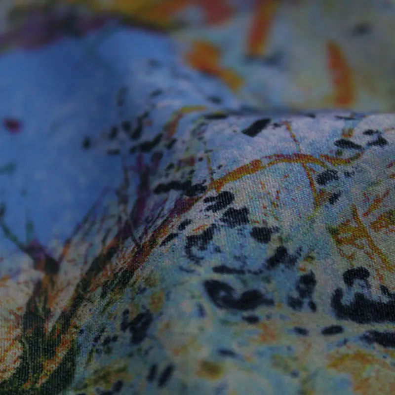 Великолепная деликатесная Цифровая печатная ткань из лиоцелла для одежды лиоцелл полиэстер спандекс платья или рубашки