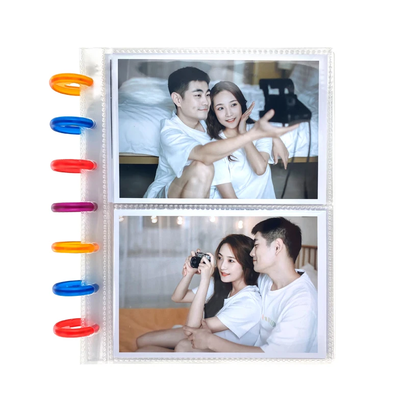 Индивидуальный высококачественный прозрачный карман для заполнения внутренней части кармана планировщика и фотоальбома наклейка самостоятельной