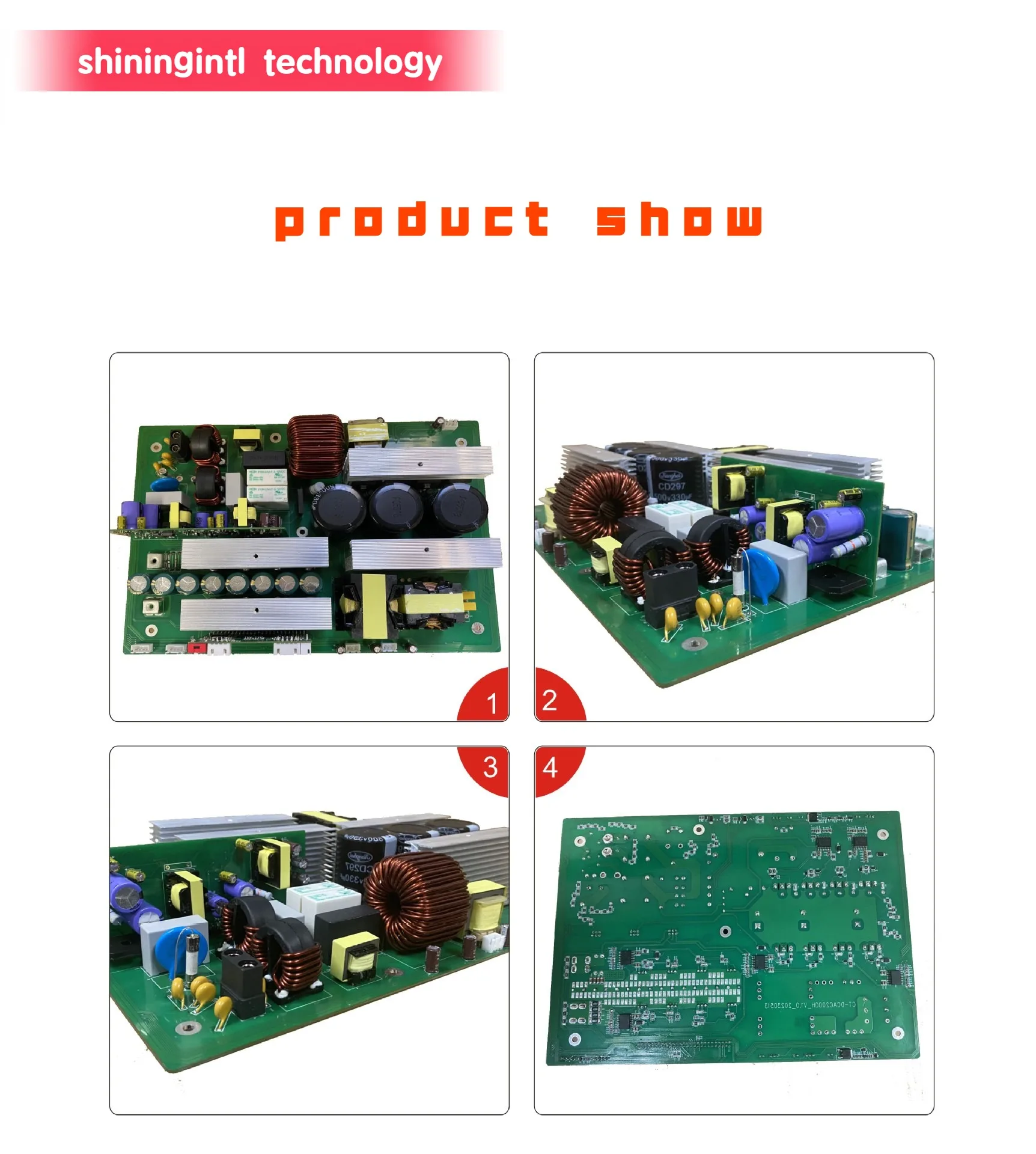 smochm DC AC bidirectional inverter board ups 230V inverters off grid ...