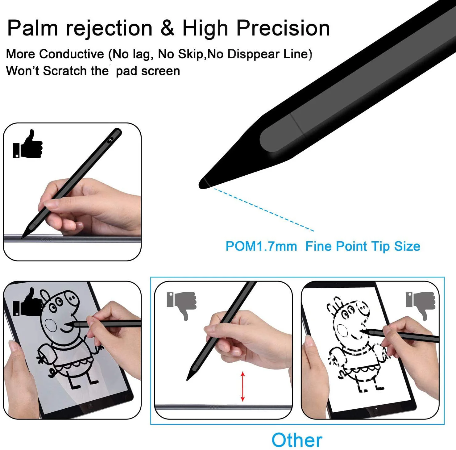 Новый активный карандаш стилус для рук умная сенсорная