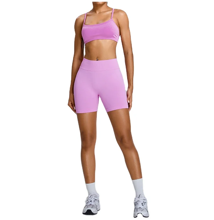 Pantaloncini Sportivi A Va Alta Pantaloncini Da Yoga Da Donna Push Up