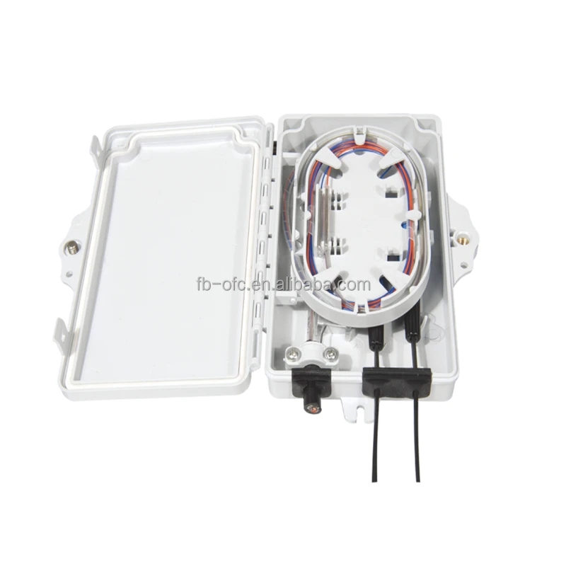 2 Core Fiber Optic Cable Splitter Box Ftth Optical Distribution Box
