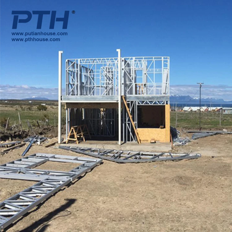 Prefab Fast Construction Light Steel Structure Prefabricated Luxury House Villa on Sale