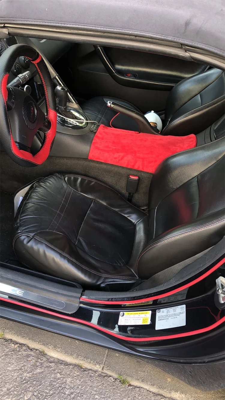 Red Suede Fabric Vinyl Car Dashboard Vinyl Wrap for Automotive Wrap Velvet Fabric Car Vinyl Wrap