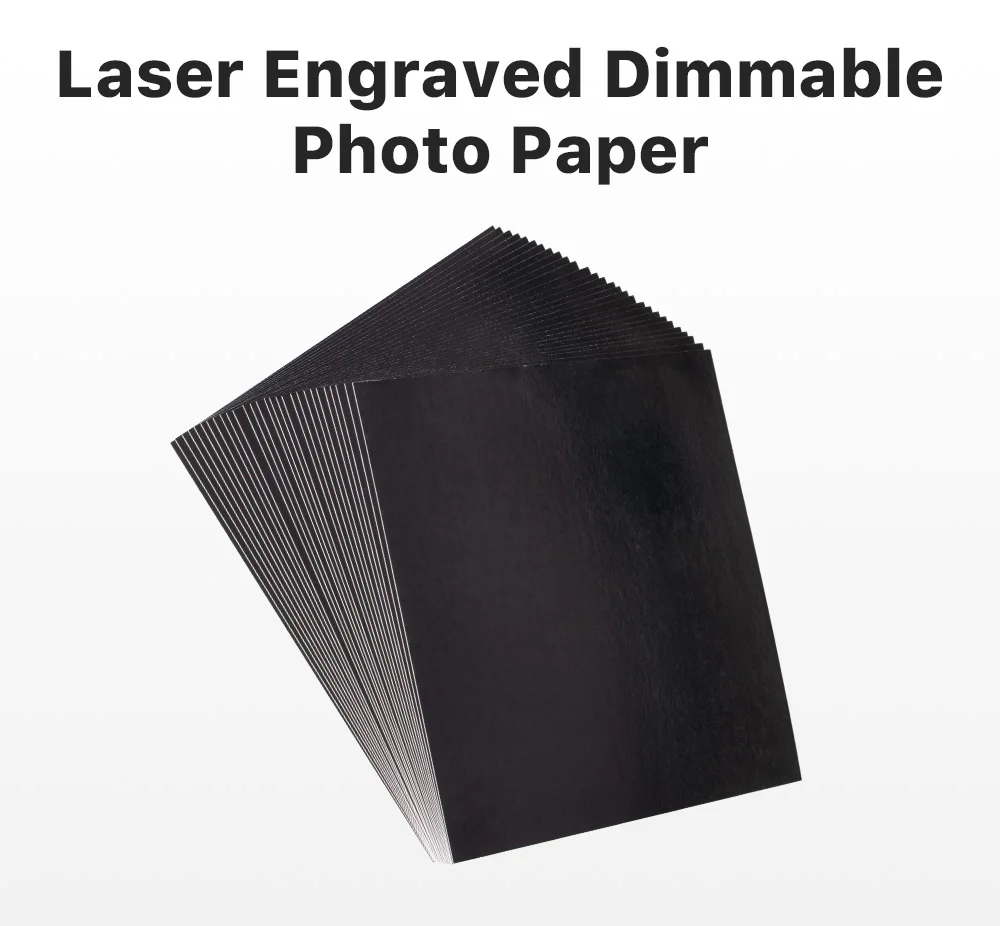 Cloudray Low Loss Double Black Dimming Paper Laser Path Adjust Paper Laser Machine Laser Path