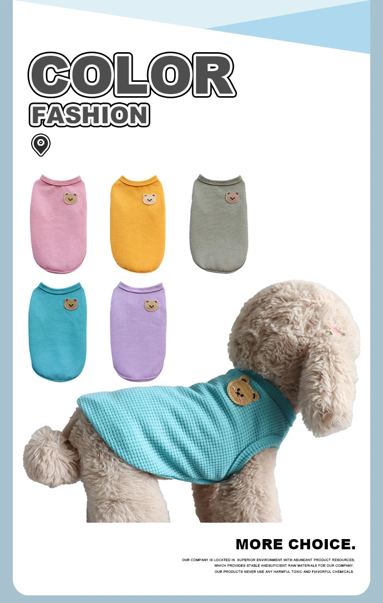 Spring Summer Autumn Winter Small Clothes Pet Accessories Dog Cat Vest Clothes