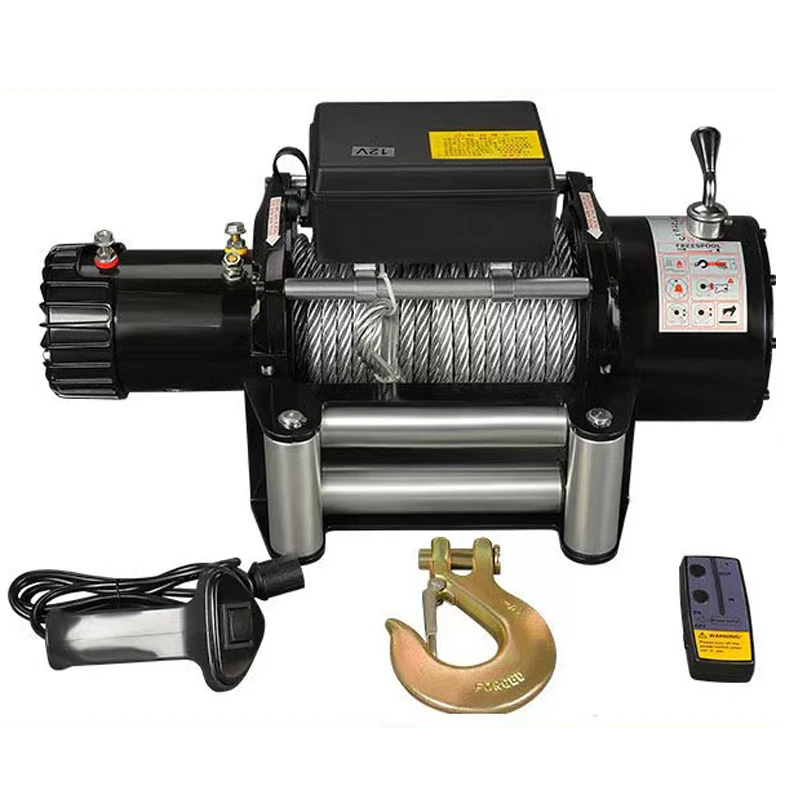 Электрическая Автоматическая Лебедка 12V 24V 2000Lbs электрическая лебедка