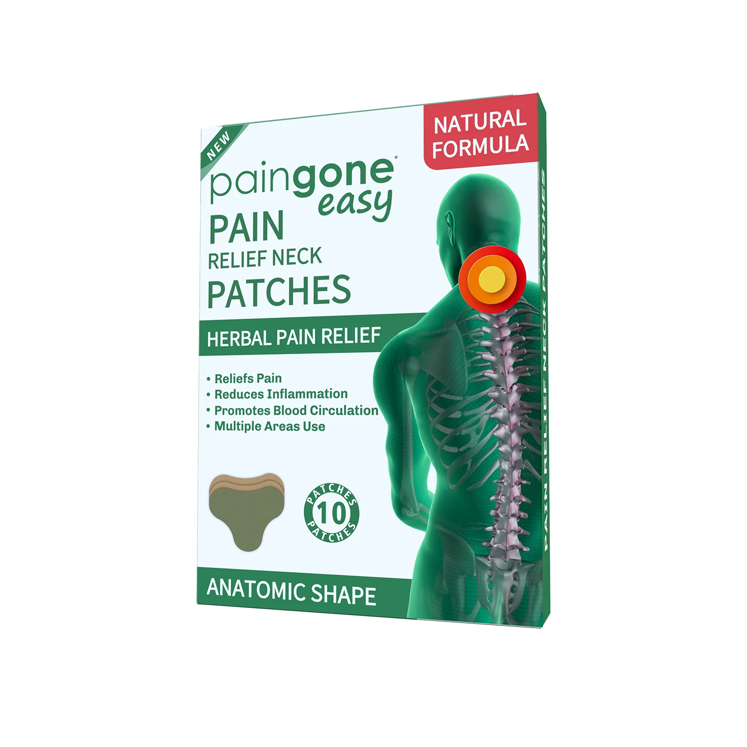Paingone kolay pelin boyun yama meridyenler rahatlatıcı kemik aktive etiket omuz servikal Disk ağrısı için