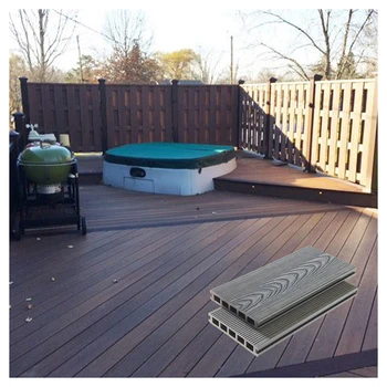 Foju Exterior Wpc Embossed Plank Decking Is Solid 3d Wood Plastic ...