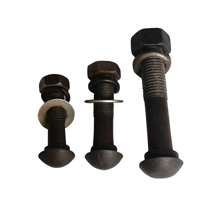 Railroad Steel Rail Fish Plate Use M20 Fish Bolt Price