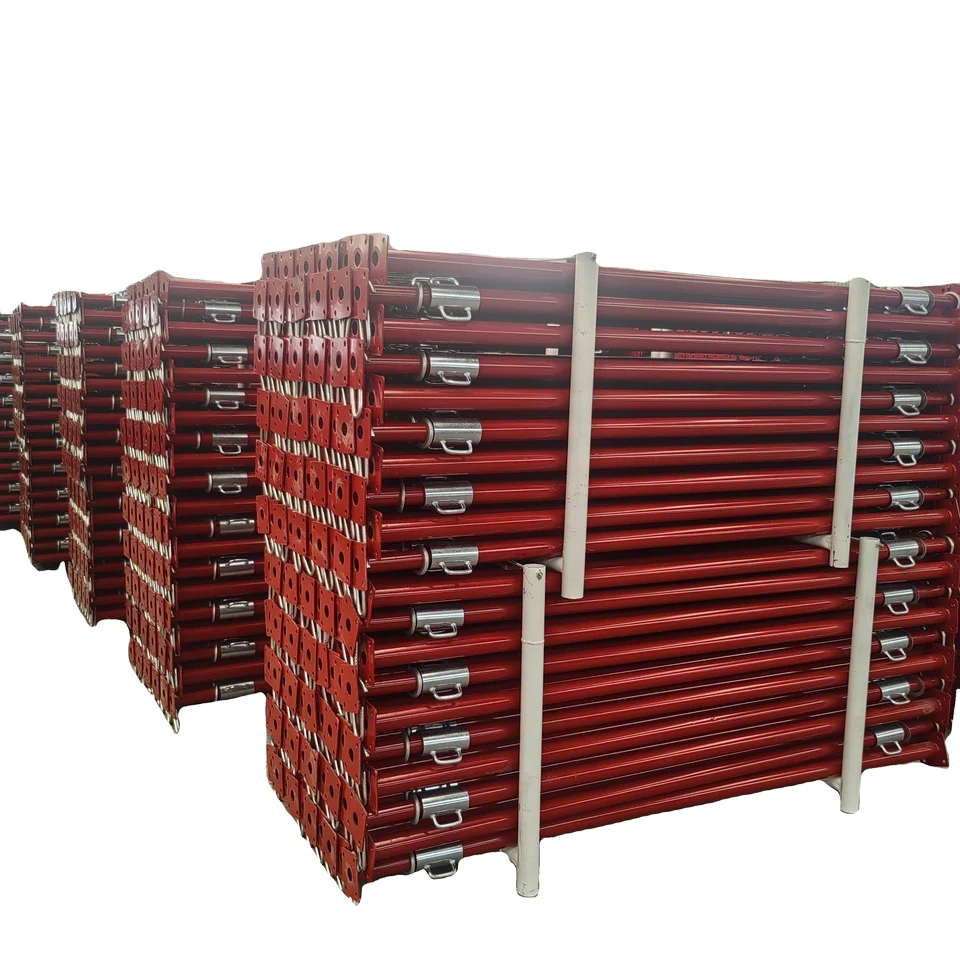 Telescopic Steel Props Factory Price Custom Adjustable Construction Supports Temporary for Aluminum Formwork 48mm 56mm Pipe