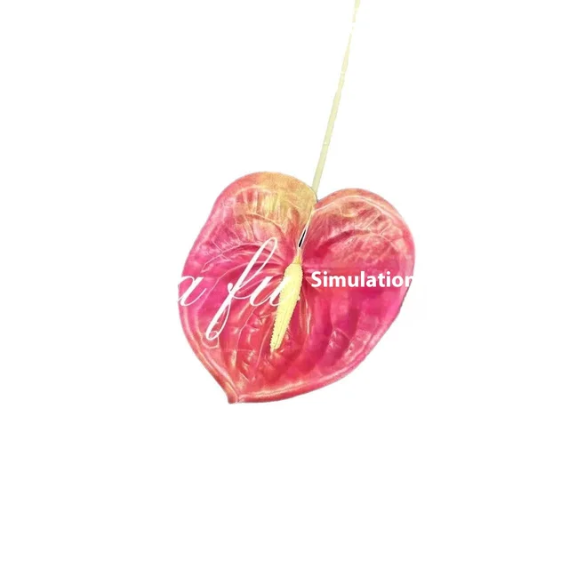 3D Simulation Plastic Flower Window Decoration Film Palm Wedding Stage Road Guide Wholesale Stock for Valentine's Day