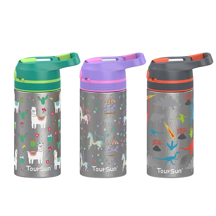 Kids Water Bottle 300ML Double Walled Insulated Toddler Sport