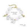 S2412-22 starfish and conch bracelet
