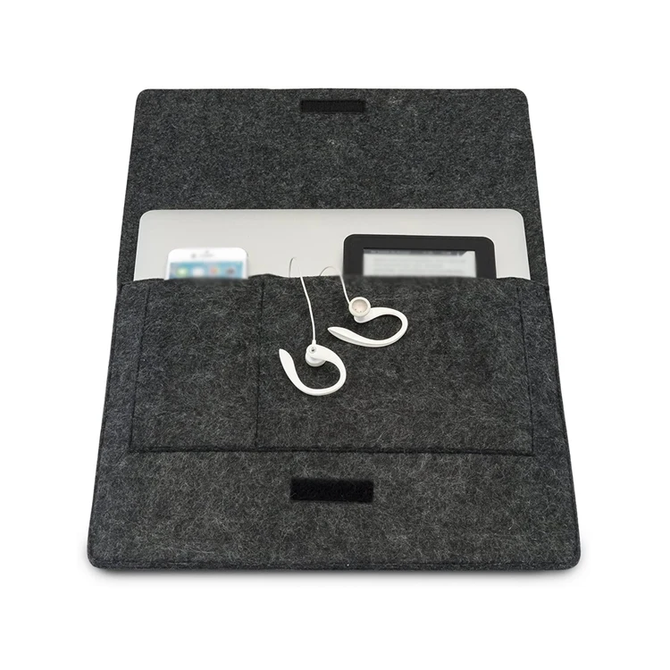 Eco Friendly Durable Business Briefcase Felt Document Bag Storage Non Woven Felt Laptop Sleeve