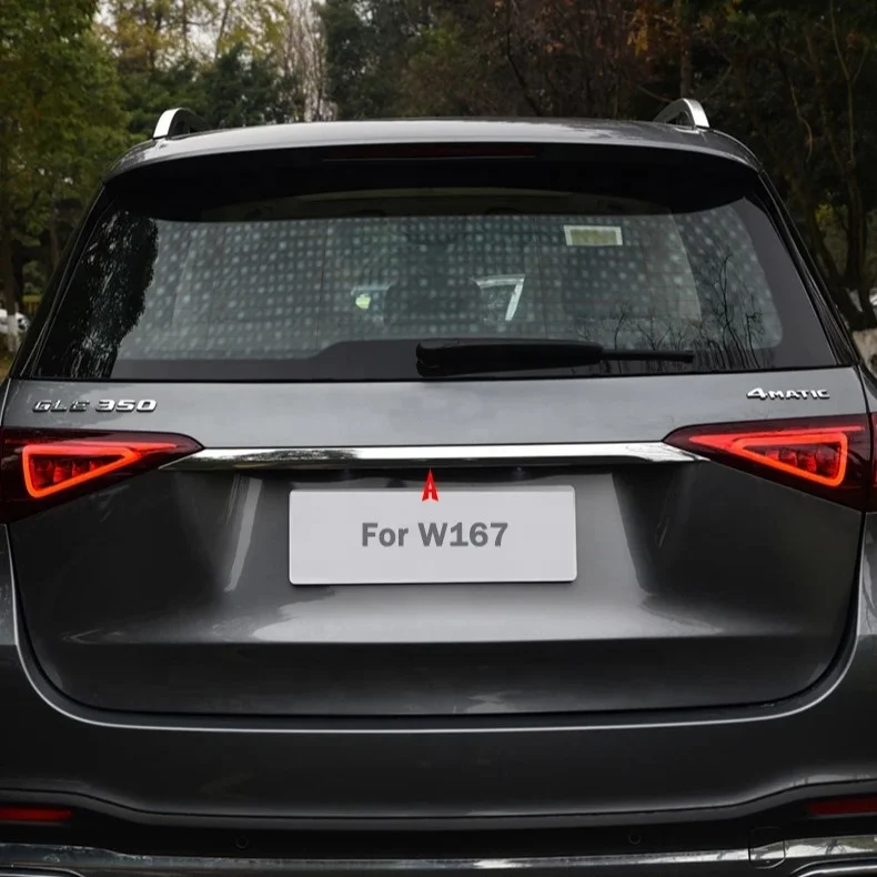 メル07430 Mercedes GLE V167 Rear Bumper Chrome Trim - OEM 1677430000