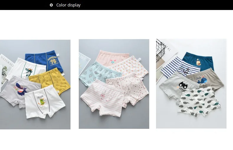 Dz 40 New Style Fashion Cute Boys Underwear Kids Children's Underwear