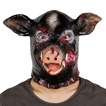 Masque De Cochon En Latex Pour Halloween Et Fêtes - Joyeux, Drôle Et Mignon - PartyCostume