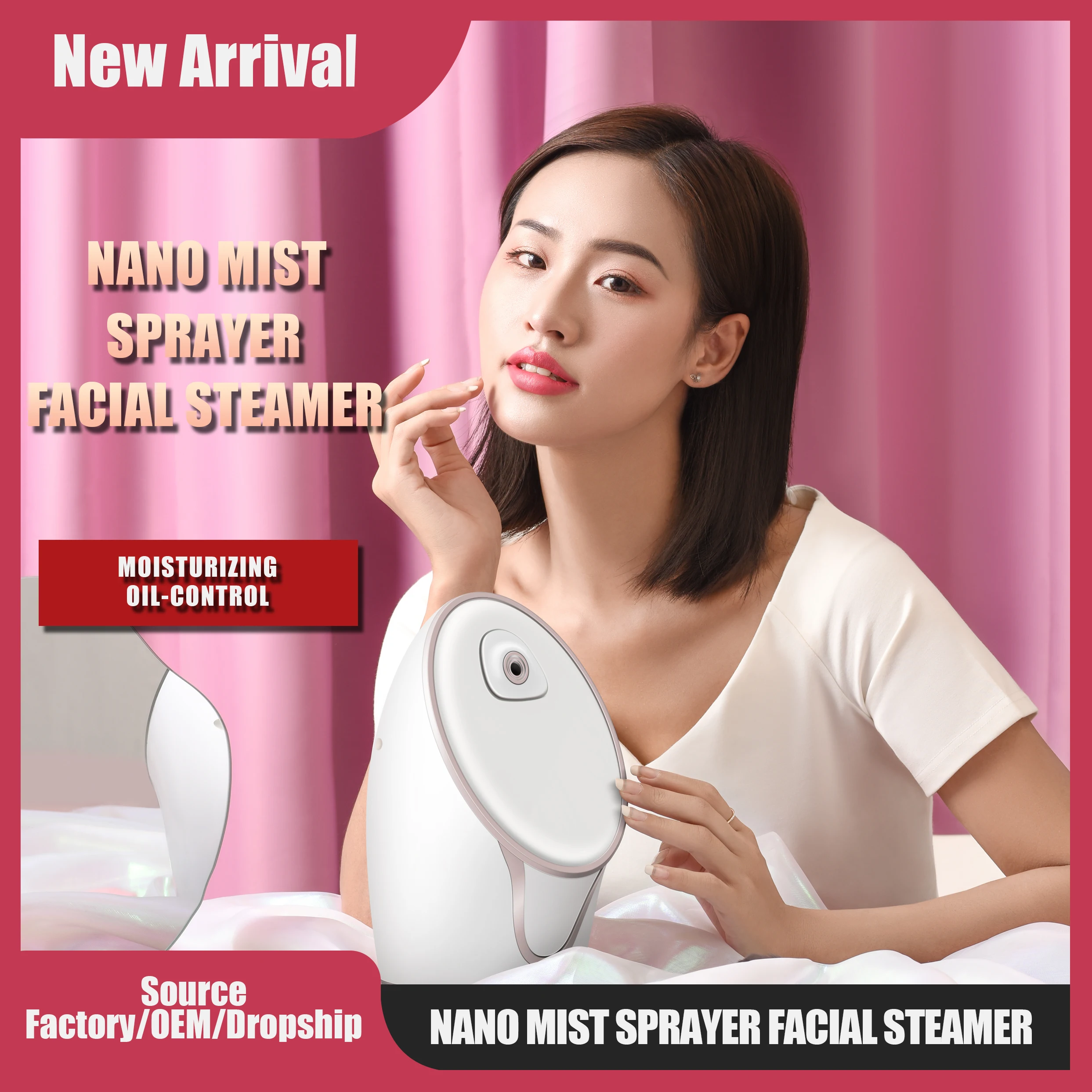 New Pore-opening Cleanser Nano Thermal Spray Household Electric Face Steamer