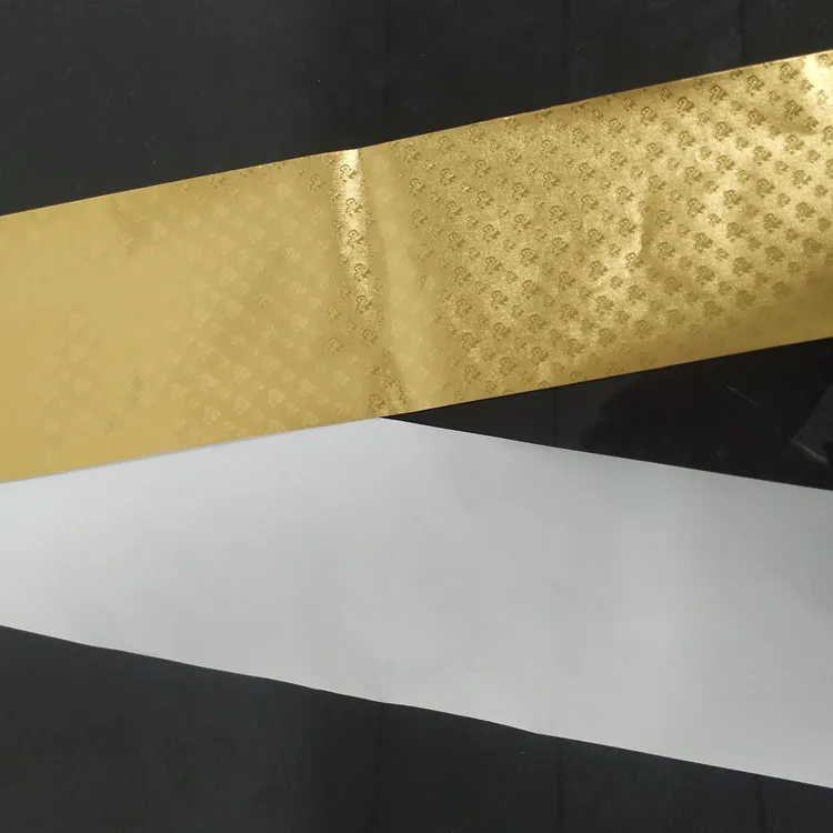 E-cigarette — feuille d'aluminium gaufrée, couleur or, emballage intérieur  pour Cigarette, papier stratifié, pour tabac