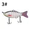 Señuelo artificial, pez multisegmentado 90-3