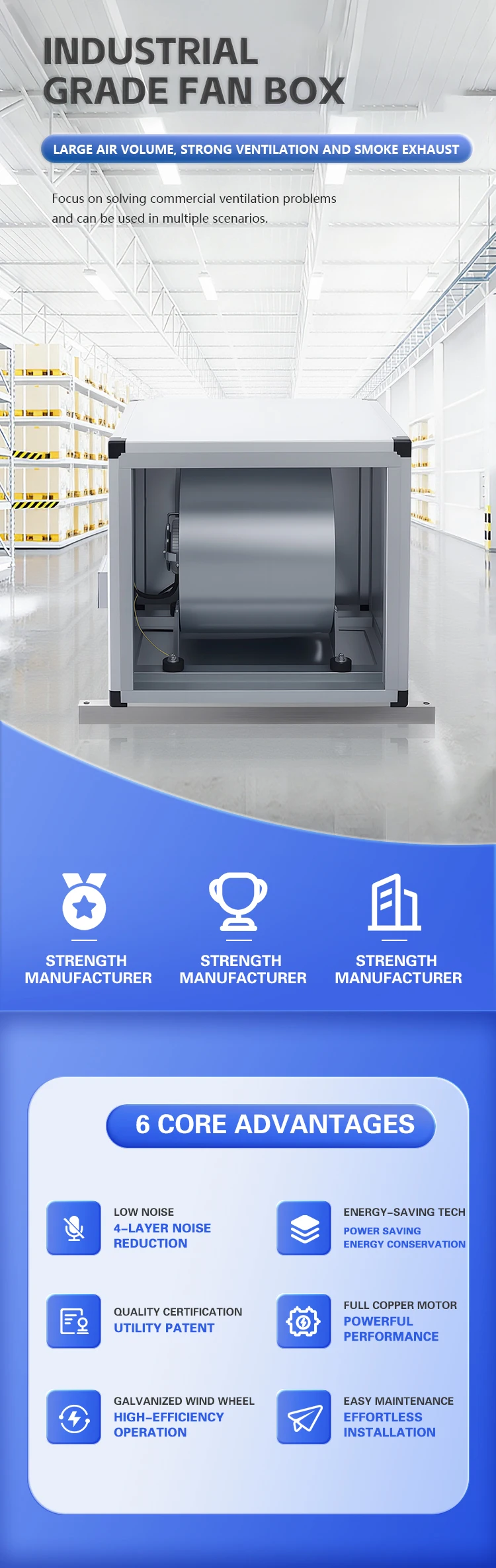Centrifugal Fan, 12-12, 900w - detail 2