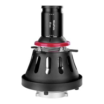 NiceFoto Professional Optical Snoot SN-29.Pro for LED Video Light With Bowens Mount and canon EF Lens