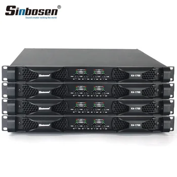 Sinbosen K4-1700 2800 Watts 4 Channel 1u Professional Digital Amplifier ...