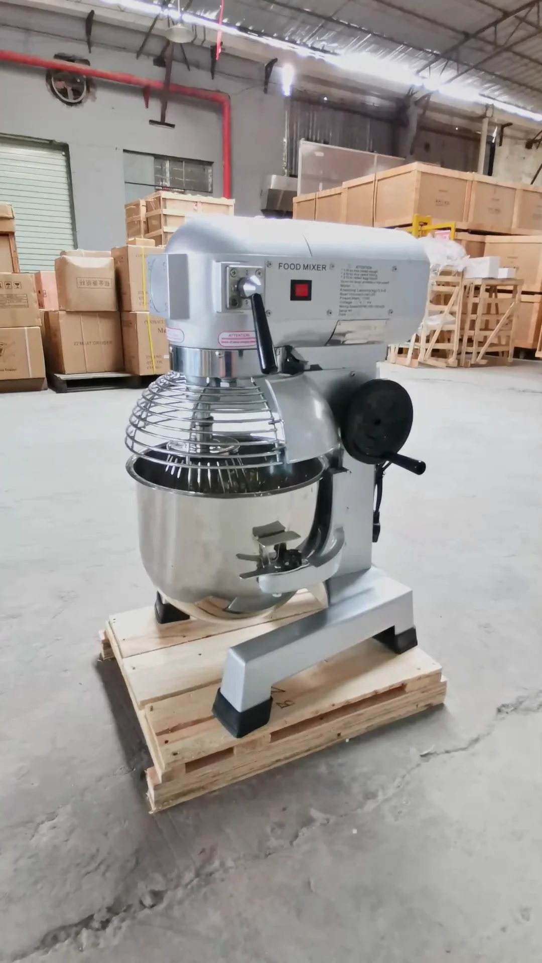 業務用キッチンミキサーマシン20Lプラネタリースタンド