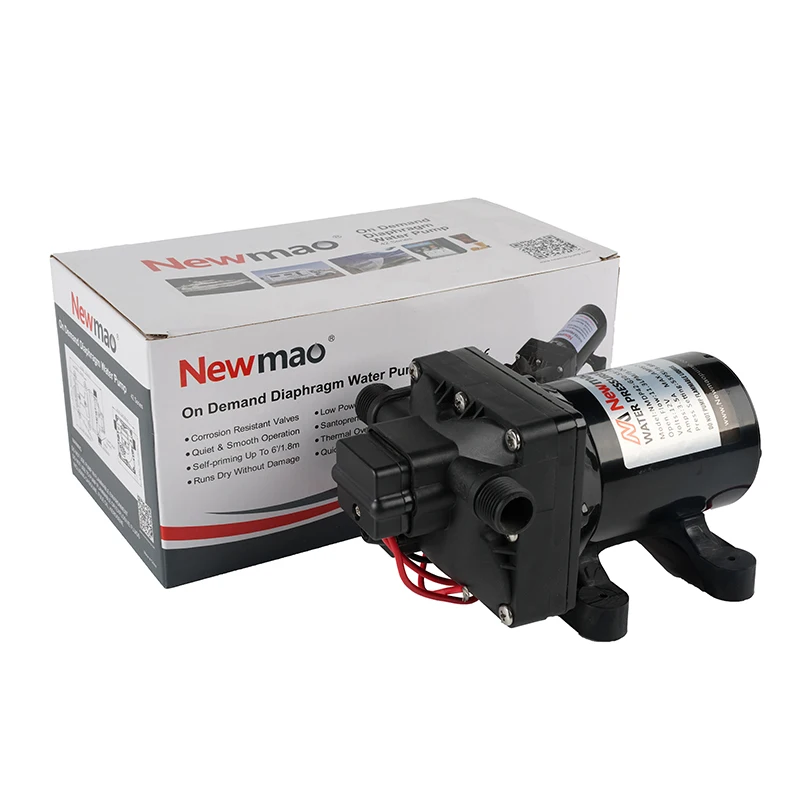 
 Newmao походный водяной насос с диафрагмой для подачи пресной воды в открытый RV 12V 24V 55PSI 3GPM  
