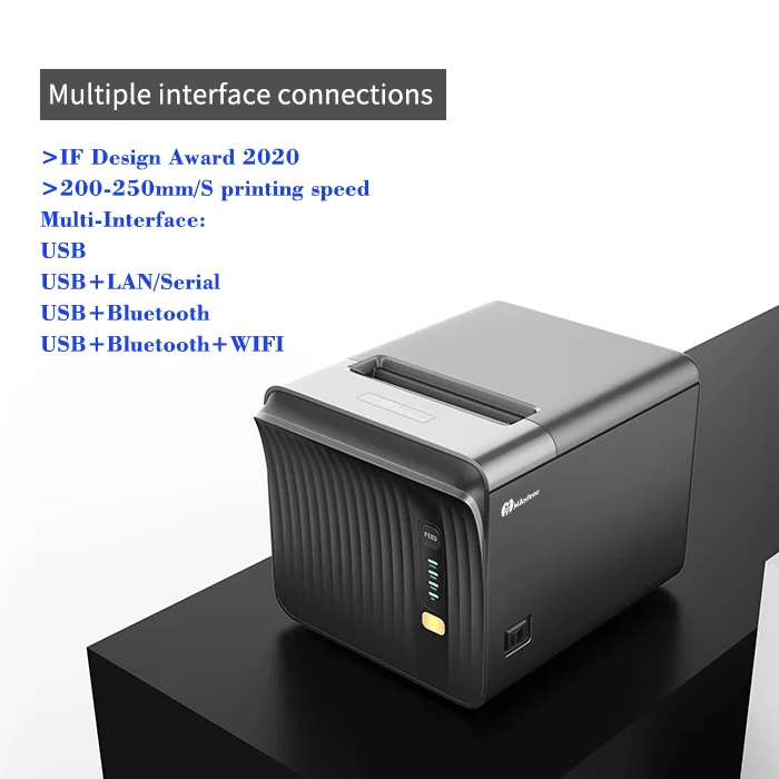 Milestone MHT-P80A 80mm POSサーマルレシートプリンターUSB+WiFi対応