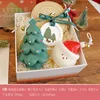 Bolsa de regalo con caja de regalo de Papá Noel con burbujas G