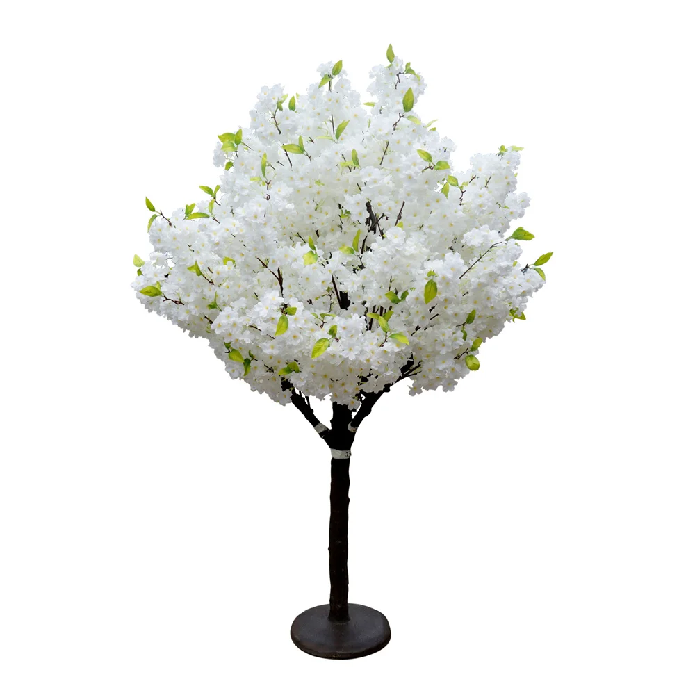 wedding table centerpieces pink artificial cherry blossom tree 